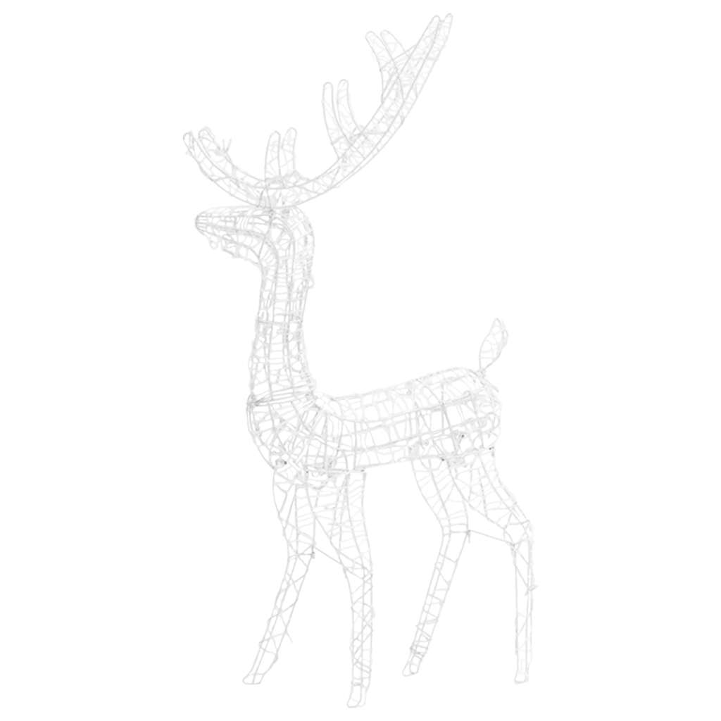 Kerstversiering rendier 140 LED's 120 cm acryl warmwit – afbeelding 5