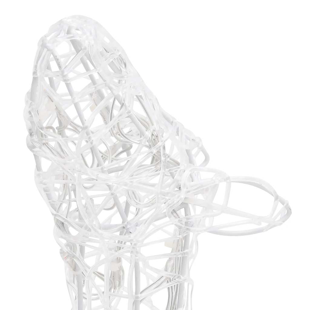 Kerstversiering rendierfamilie 300 LED's warmwit acryl – afbeelding 8