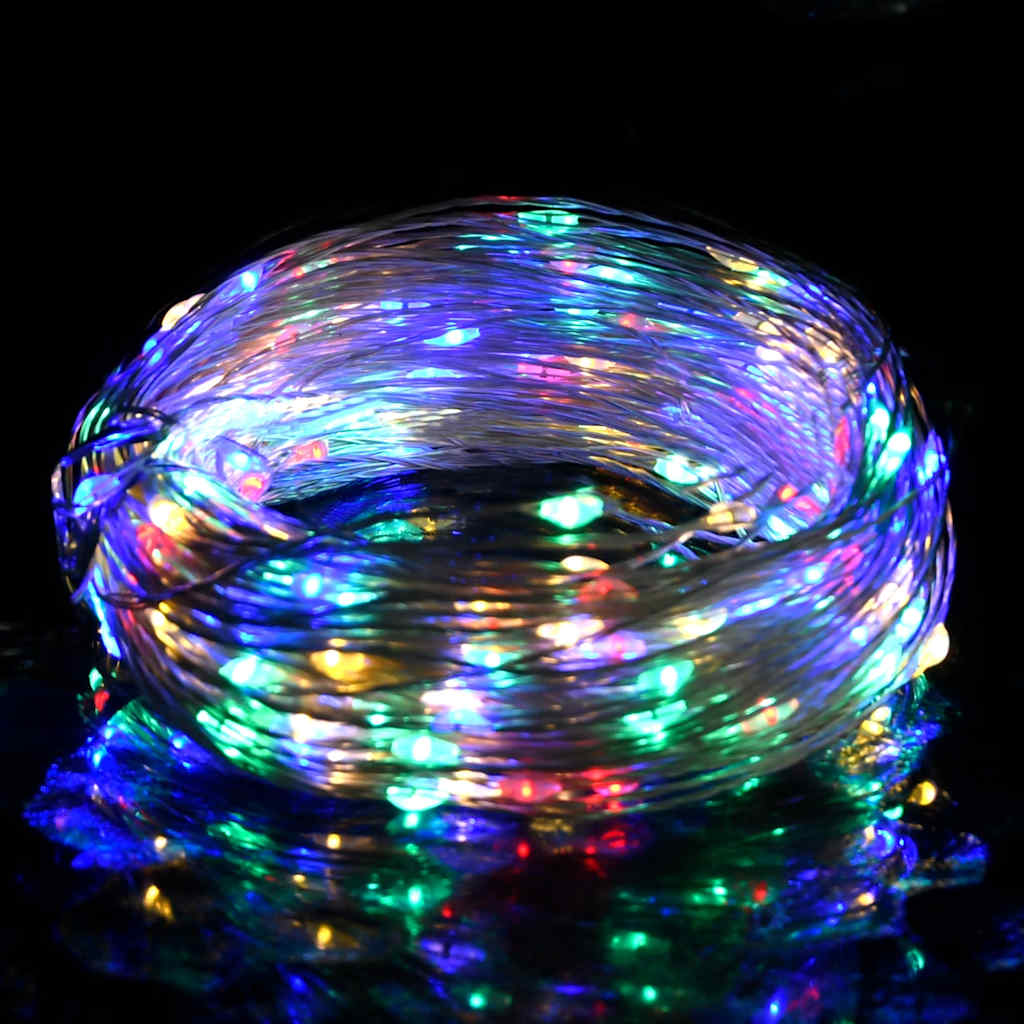 Lichtslinger met 150 LED's 15 m meerkleurig – afbeelding 2