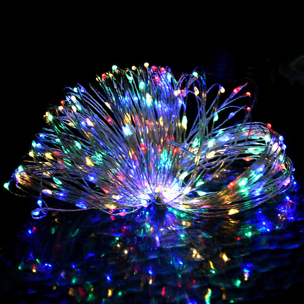 Lichtslinger met 150 LED's 15 m meerkleurig – afbeelding 3