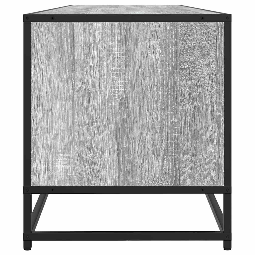 Tv-meubel 180,5x40x46 cm bewerkt hout grijs sonoma eikenkleurig – afbeelding 6