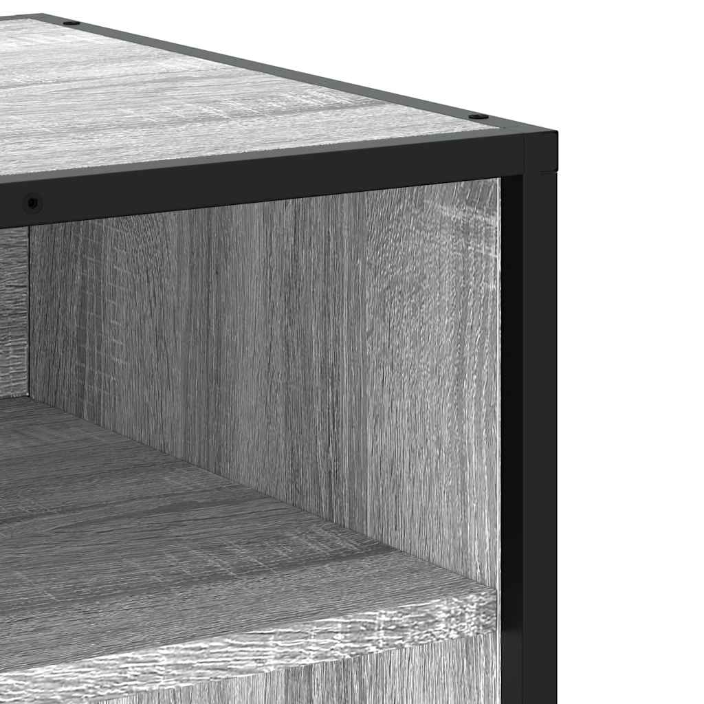 Tv-meubel 180,5x40x46 cm bewerkt hout grijs sonoma eikenkleurig – afbeelding 7