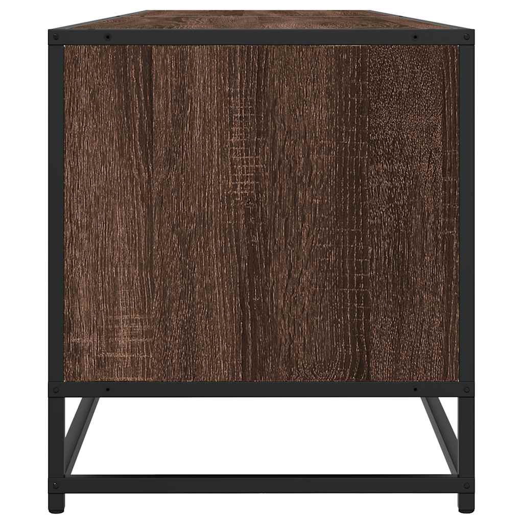 Tv-meubel 180,5x40x46 cm bewerkt hout bruin eikenkleurig – afbeelding 6
