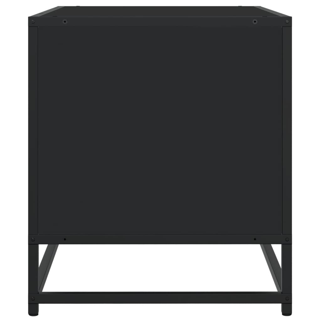 Tv-meubel 180x40x46 cm bewerkt hout zwart – afbeelding 6