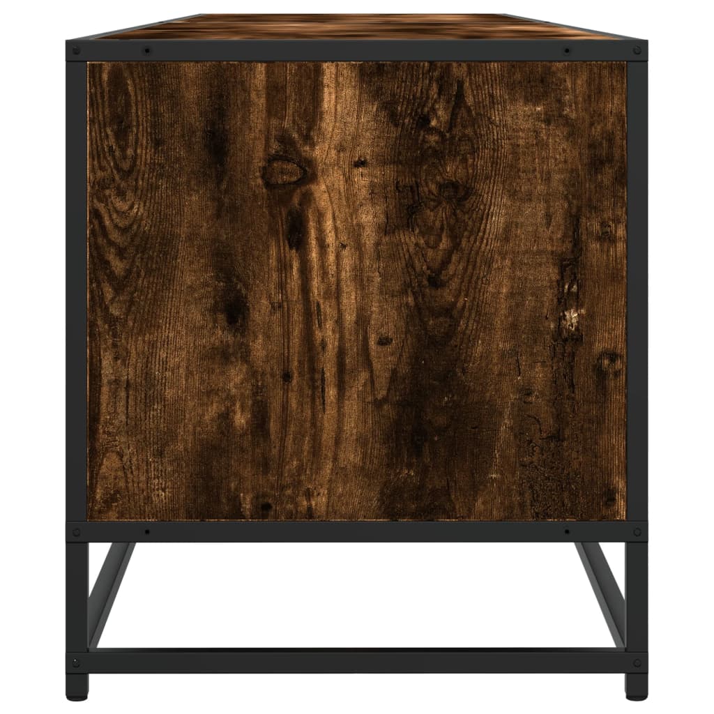 Tv-meubel 180x40x46 cm bewerkt hout gerookt eikenkleurig – afbeelding 6