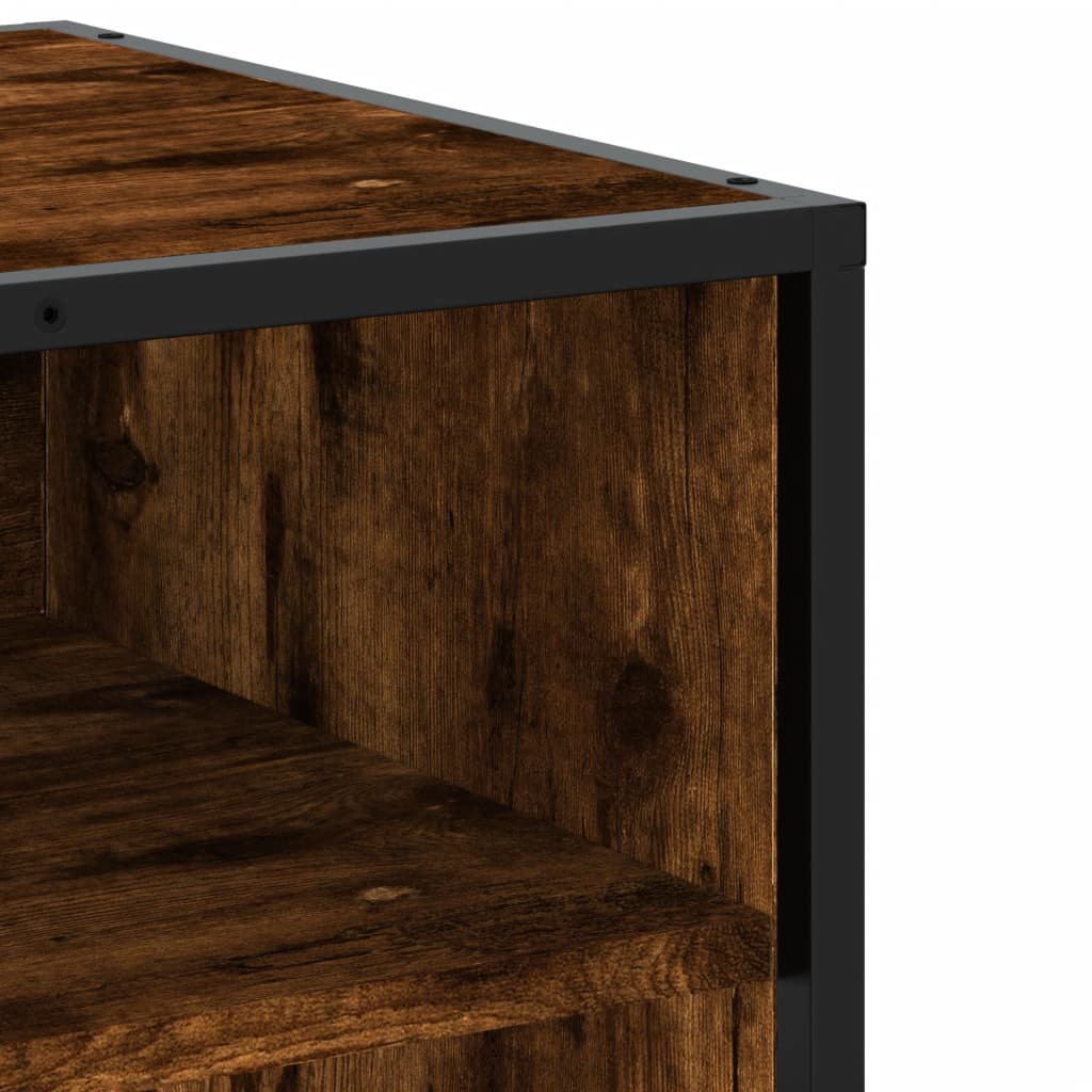 Tv-meubel 180x40x46 cm bewerkt hout gerookt eikenkleurig – afbeelding 7