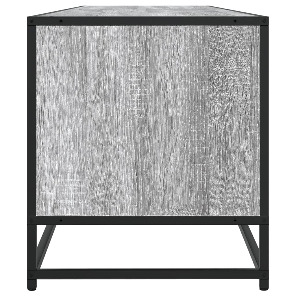 Tv-meubel 180x40x46 cm bewerkt hout grijs sonoma eikenkleurig – afbeelding 6