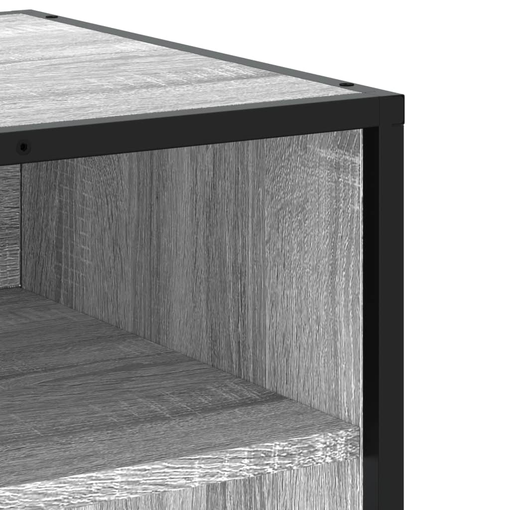 Tv-meubel 180x40x46 cm bewerkt hout grijs sonoma eikenkleurig – afbeelding 7