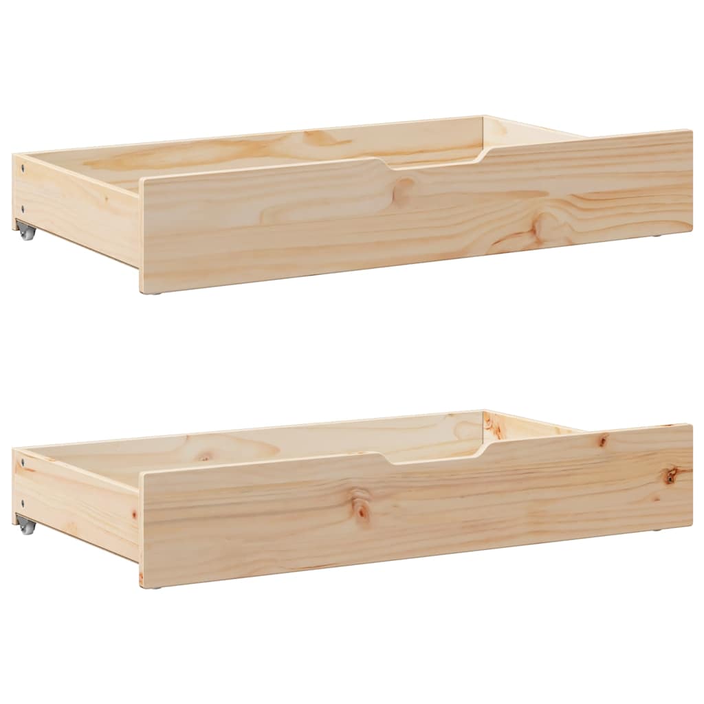 Bedframe zonder matras massief grenenhout 90x200 cm – afbeelding 8