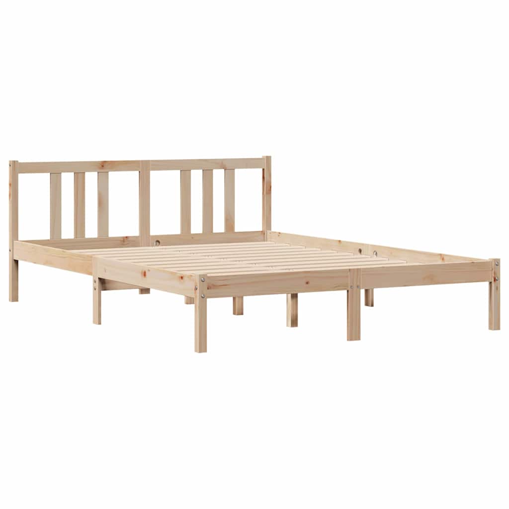Bedframe zonder matras massief grenenhout 120x200 cm – afbeelding 7