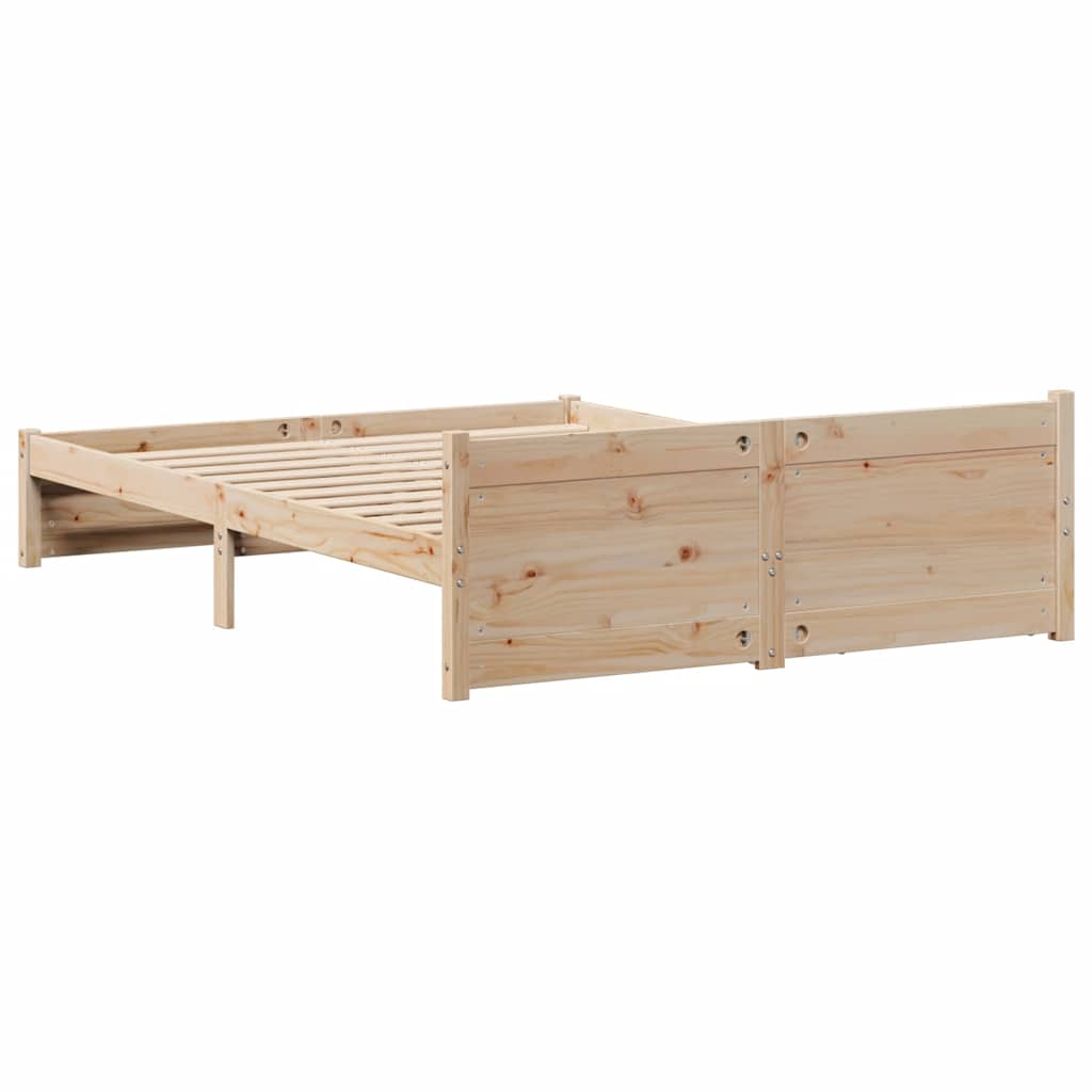 Bedframe zonder matras massief grenenhout 120x200 cm – afbeelding 8