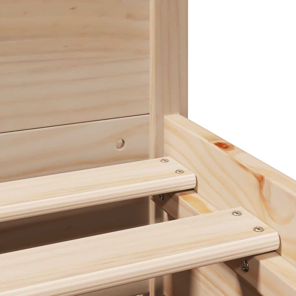 Bedframe zonder matras massief grenenhout 150x200 cm – afbeelding 10