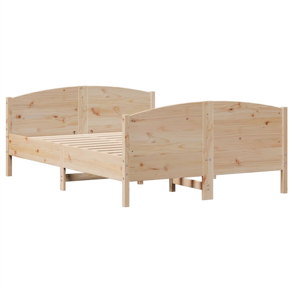 Bedframe zonder matras massief grenenhout 150x200 cm – afbeelding 8
