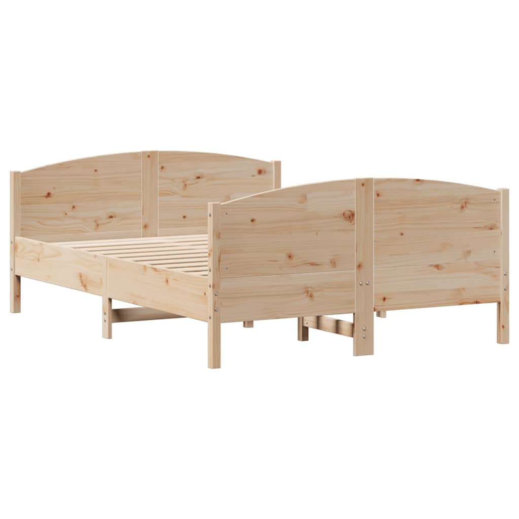 Bedframe zonder matras massief grenenhout 120x200 cm – afbeelding 5