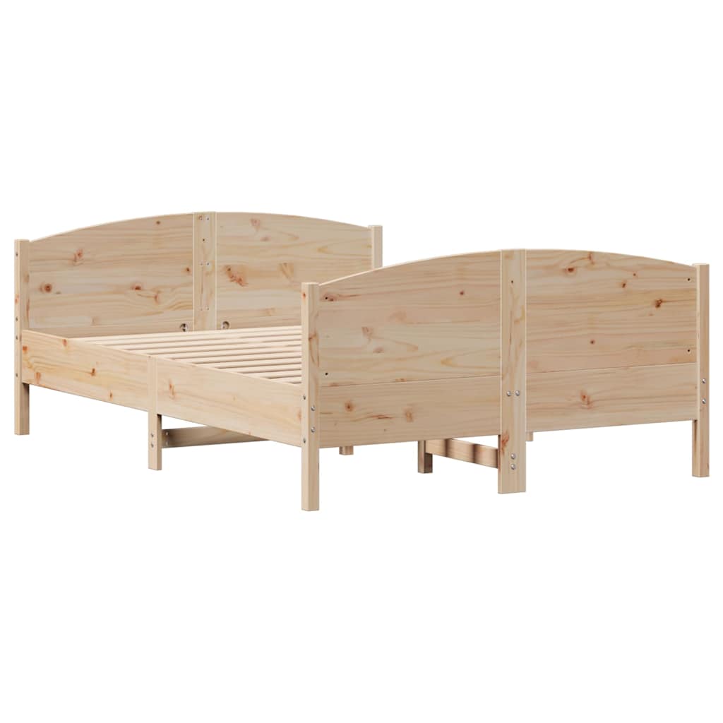 Bedframe zonder matras massief grenenhout 120x200 cm – afbeelding 8