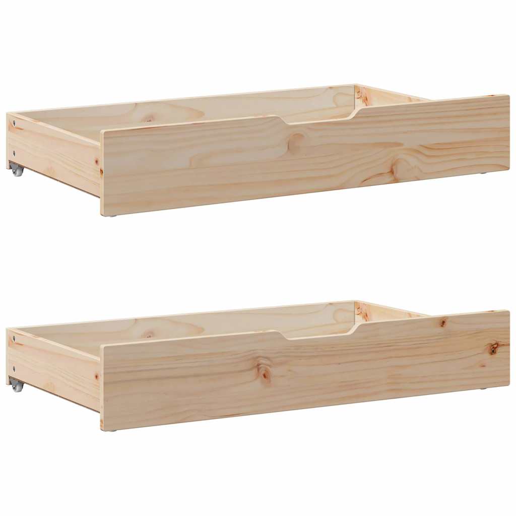 Bedframe zonder matras massief grenenhout 140x200 cm – afbeelding 6
