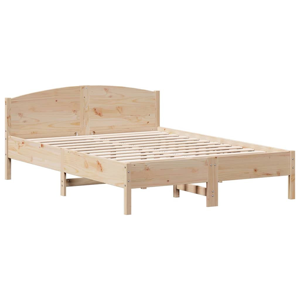 Bedframe zonder matras massief grenenhout 120x200 cm – afbeelding 5