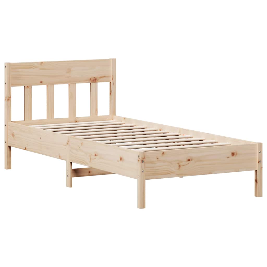 Bedframe zonder matras massief grenenhout 90x200 cm – afbeelding 5