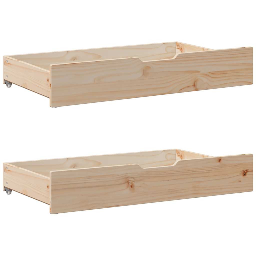 Bedframe zonder matras massief grenenhout 90x200 cm – afbeelding 6