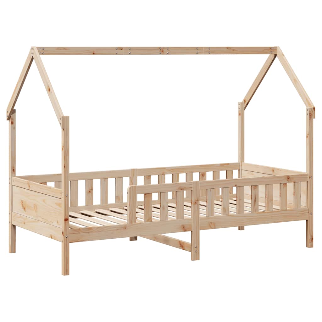 Kinderbedframe 90x200 cm massief grenenhout – afbeelding 5