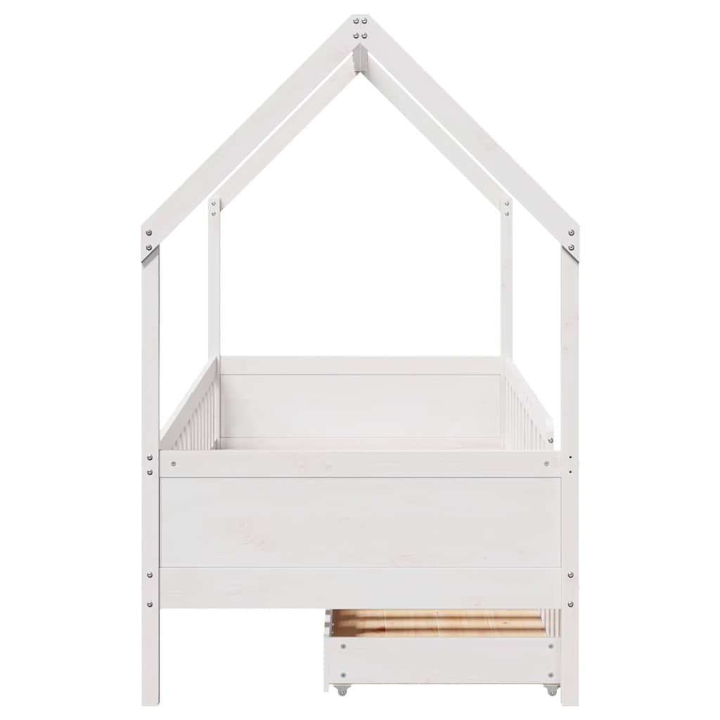 Kinderbedframe met lades 80x200 cm massief grenenhout – afbeelding 7