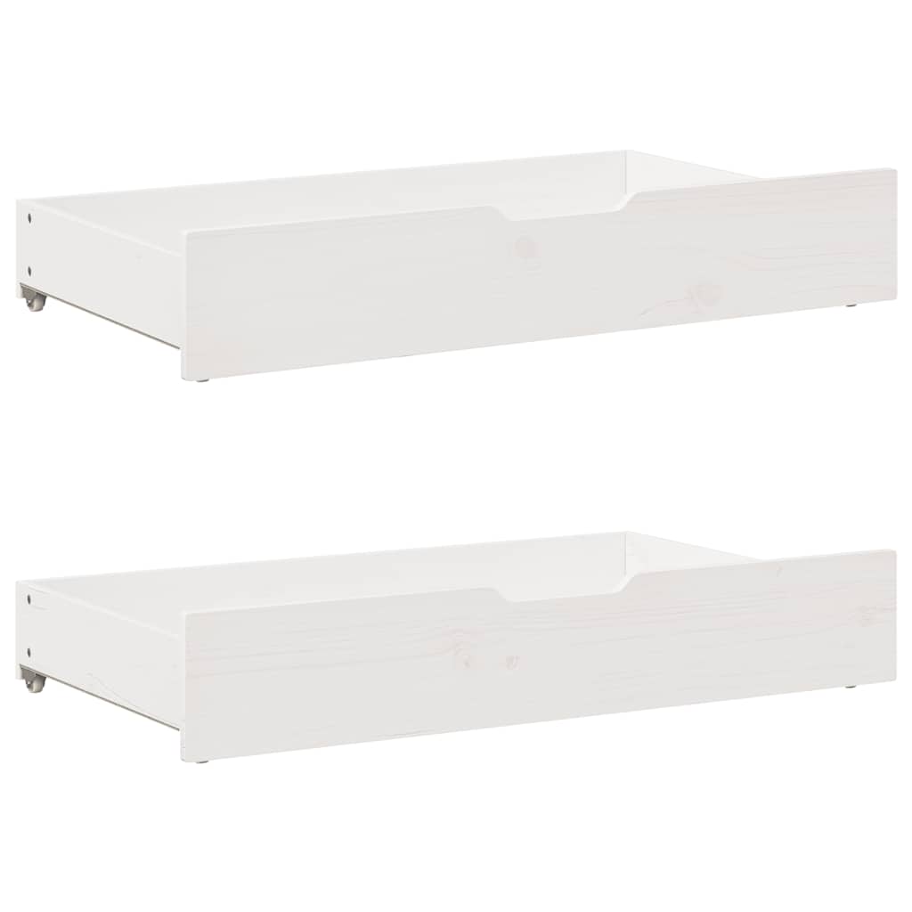 Slaapbank met lades 80x200 cm massief grenenhout – afbeelding 6