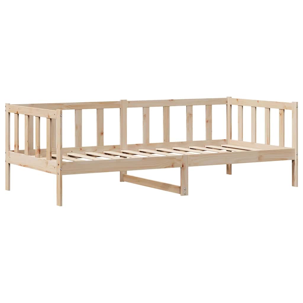 Slaapbank met lades 80x200 cm massief grenenhout – afbeelding 5