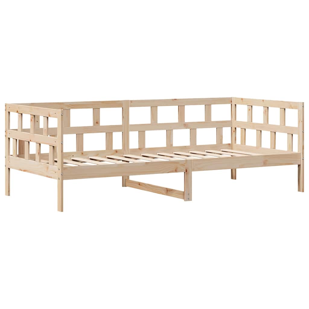 Slaapbank met lades 80x200 cm massief grenenhout – afbeelding 5