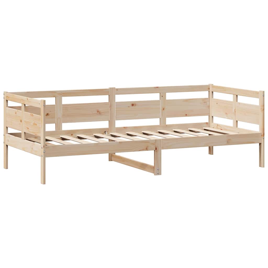 Slaapbank met lades 80x200 cm massief grenenhout – afbeelding 7