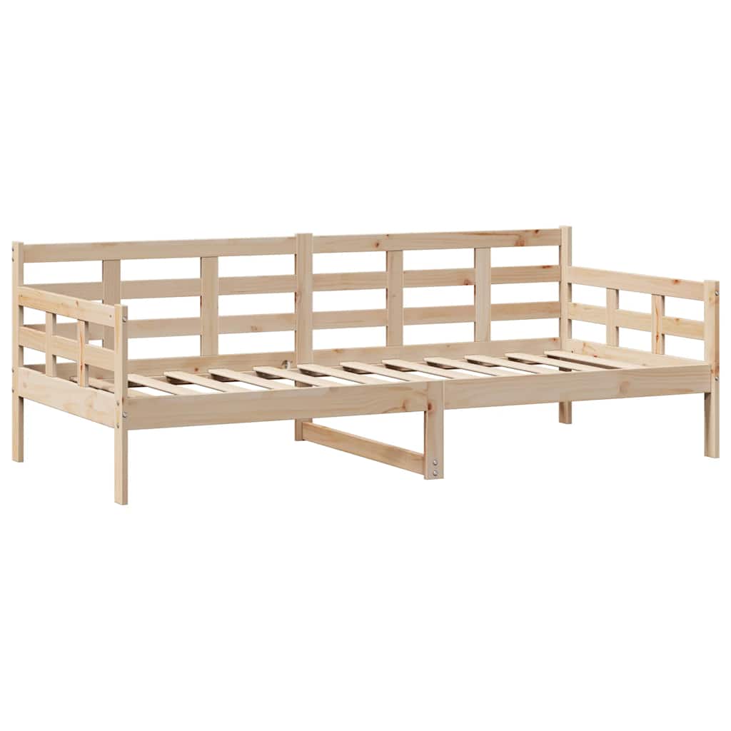Slaapbank met lades 80x200 cm massief grenenhout – afbeelding 7