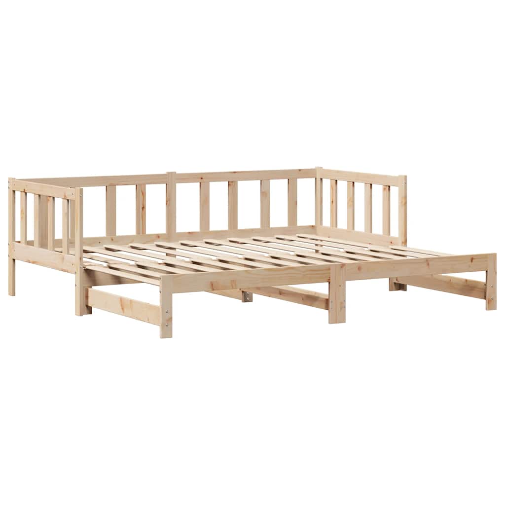 Slaapbank met onderschuifbed en lades zonder matras 90x190 cm – afbeelding 6