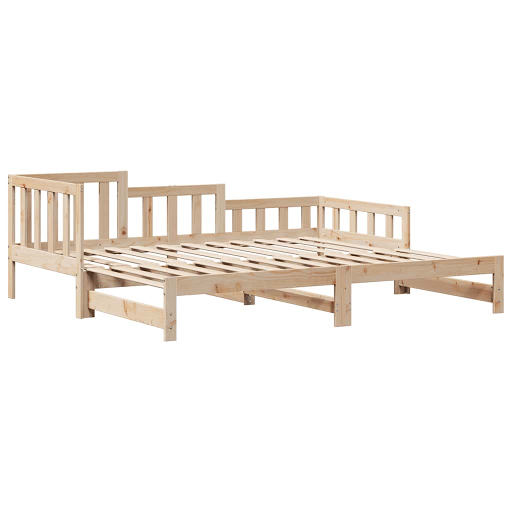Slaapbank met onderschuifbed en lades zonder matras 90x200 cm – afbeelding 5