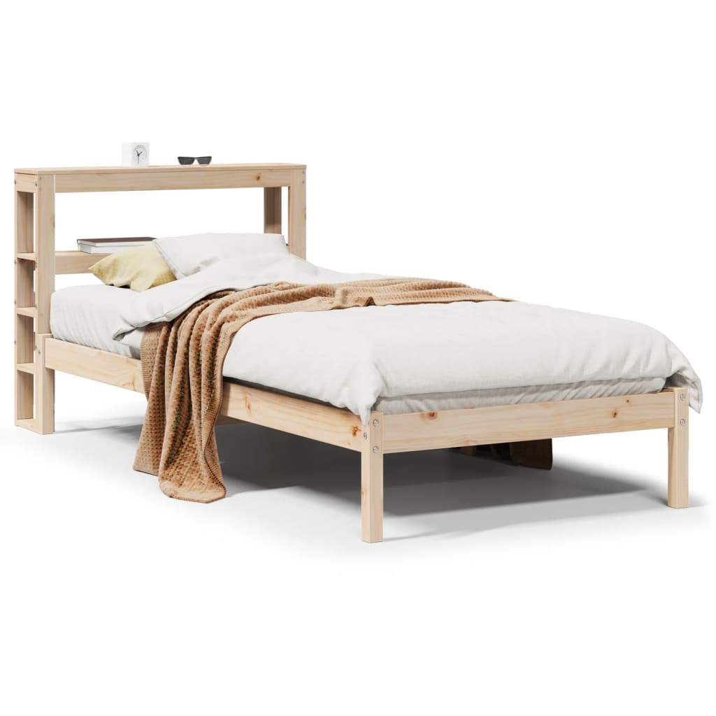 Bedframe zonder matras massief grenenhout 90x200 cm – afbeelding 2