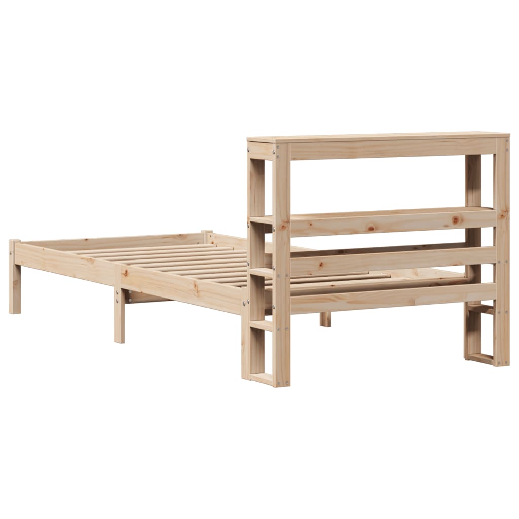 Bedframe zonder matras massief grenenhout 90x200 cm – afbeelding 6