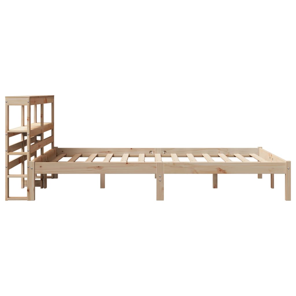 Bedframe zonder matras massief grenenhout 140x200 cm – afbeelding 5
