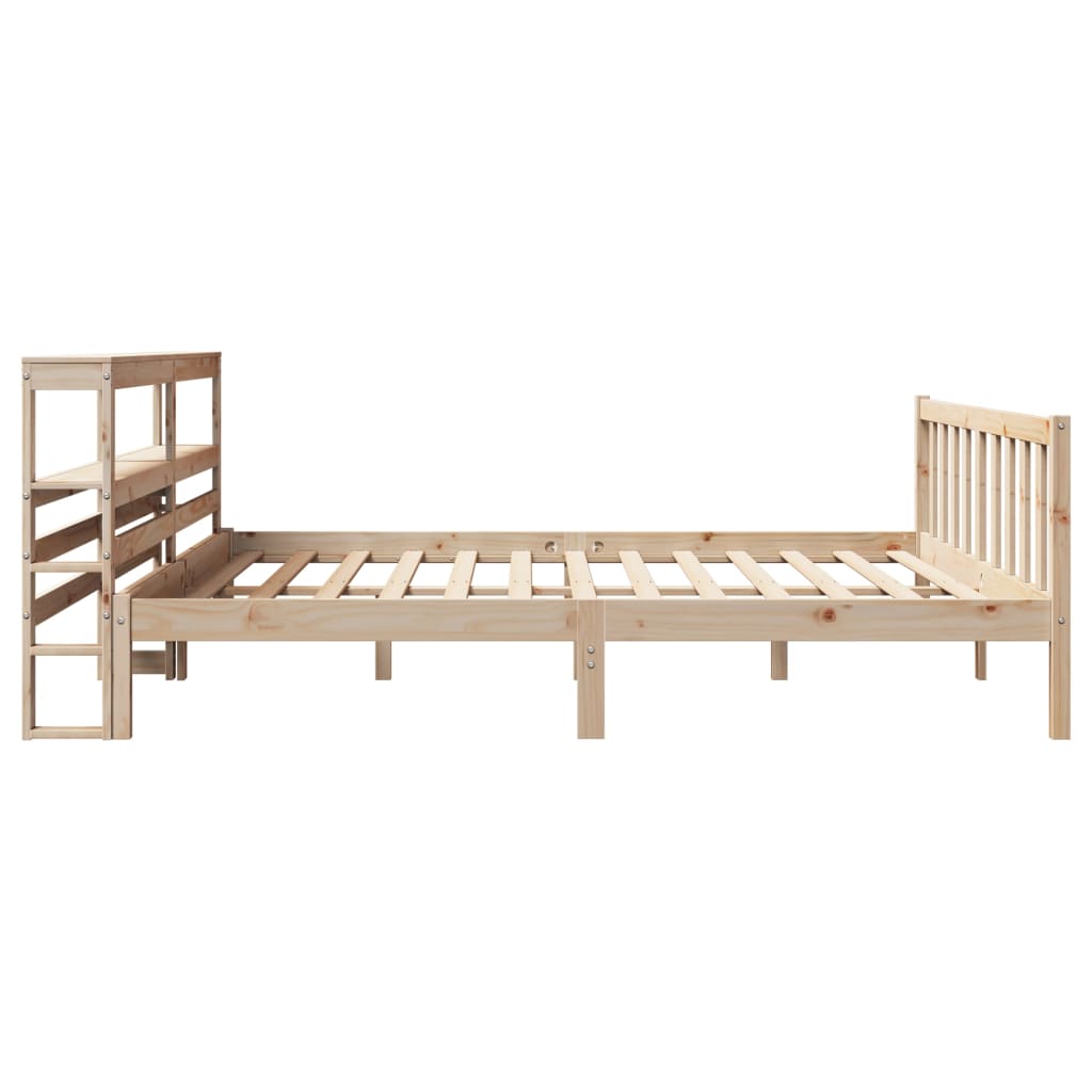 Bedframe zonder matras massief grenenhout 180x200 cm – afbeelding 5