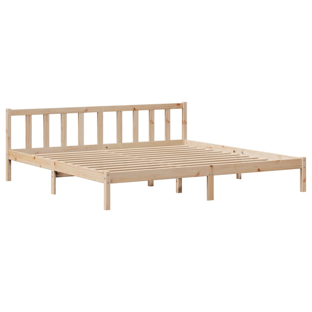 Bedframe zonder matras massief grenenhout 180x200 cm – afbeelding 8