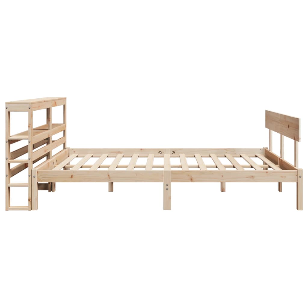 Bedframe zonder matras massief grenenhout 140x200 cm – afbeelding 5
