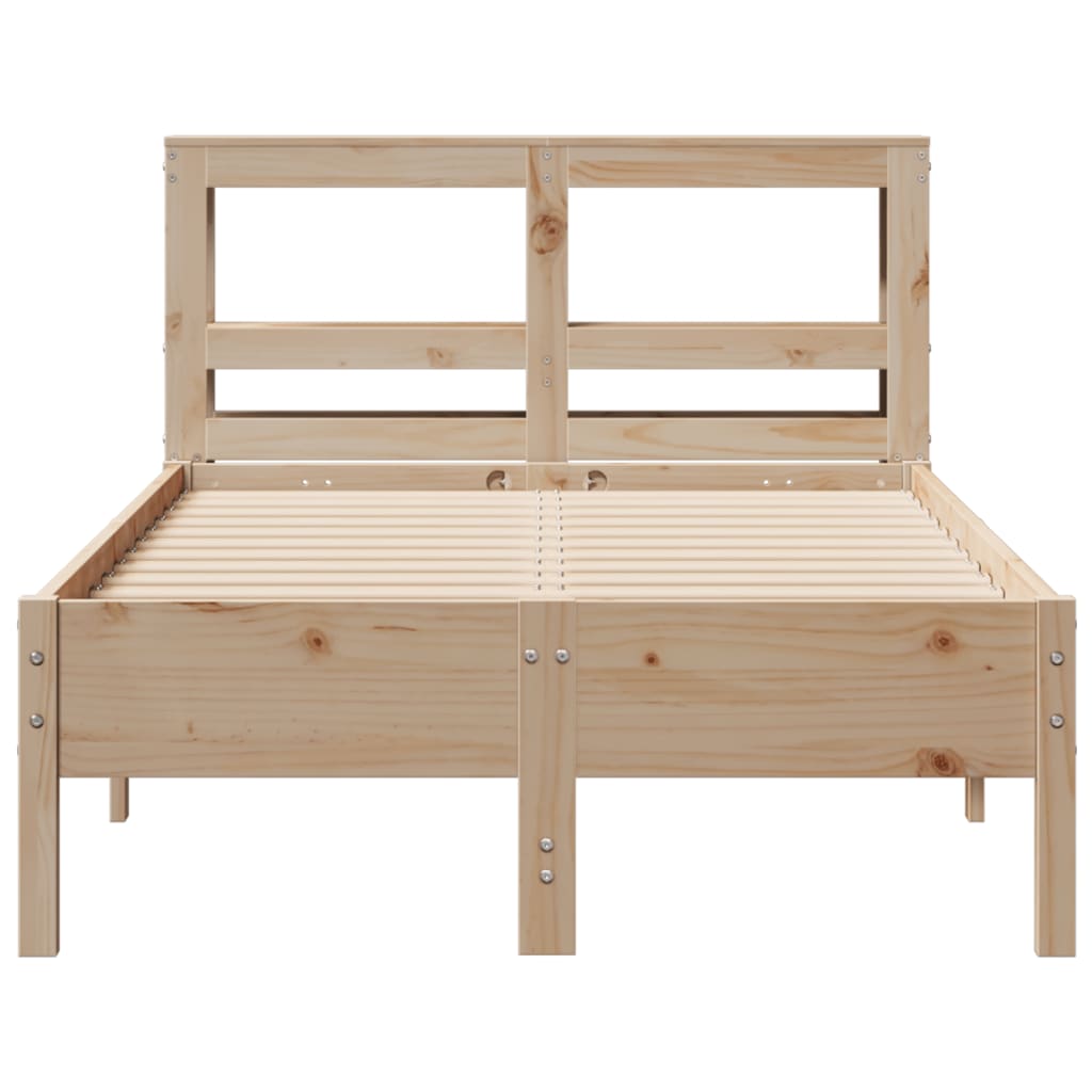 Bedframe zonder matras massief grenenhout 120x200 cm – afbeelding 4
