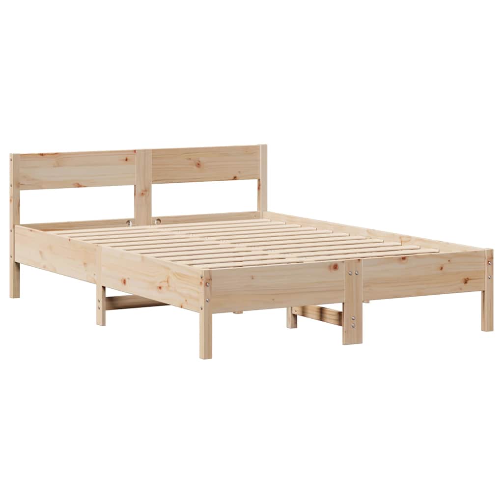 Bedframe zonder matras massief grenenhout 150x200 cm – afbeelding 7