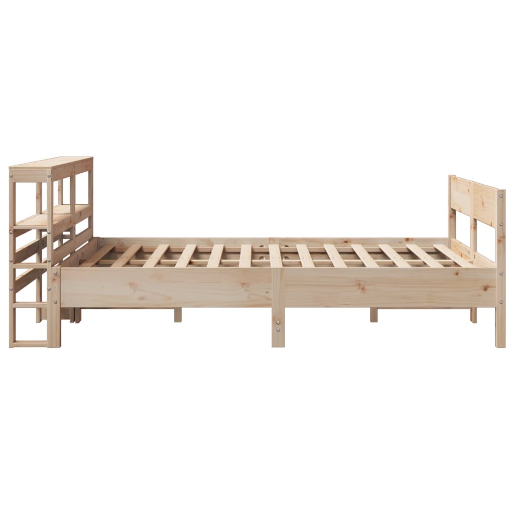 Bedframe zonder matras massief grenenhout 140x200 cm – afbeelding 5