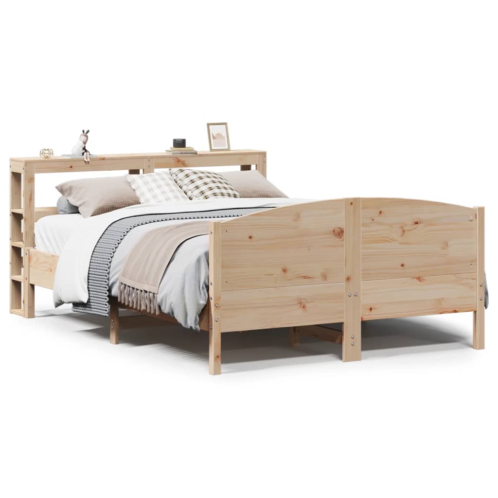 Bedframe zonder matras massief grenenhout 160x200 cm – afbeelding 2