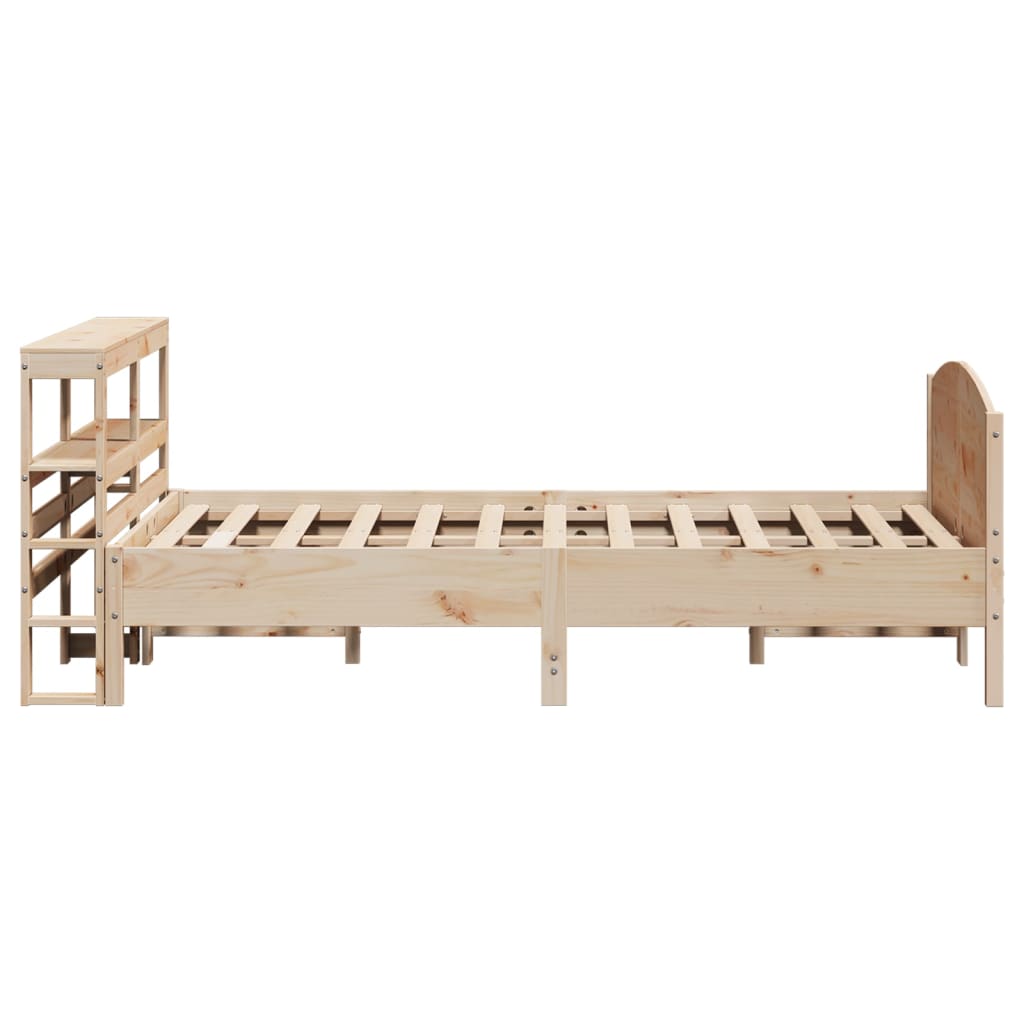 Bedframe zonder matras massief grenenhout 160x200 cm – afbeelding 5