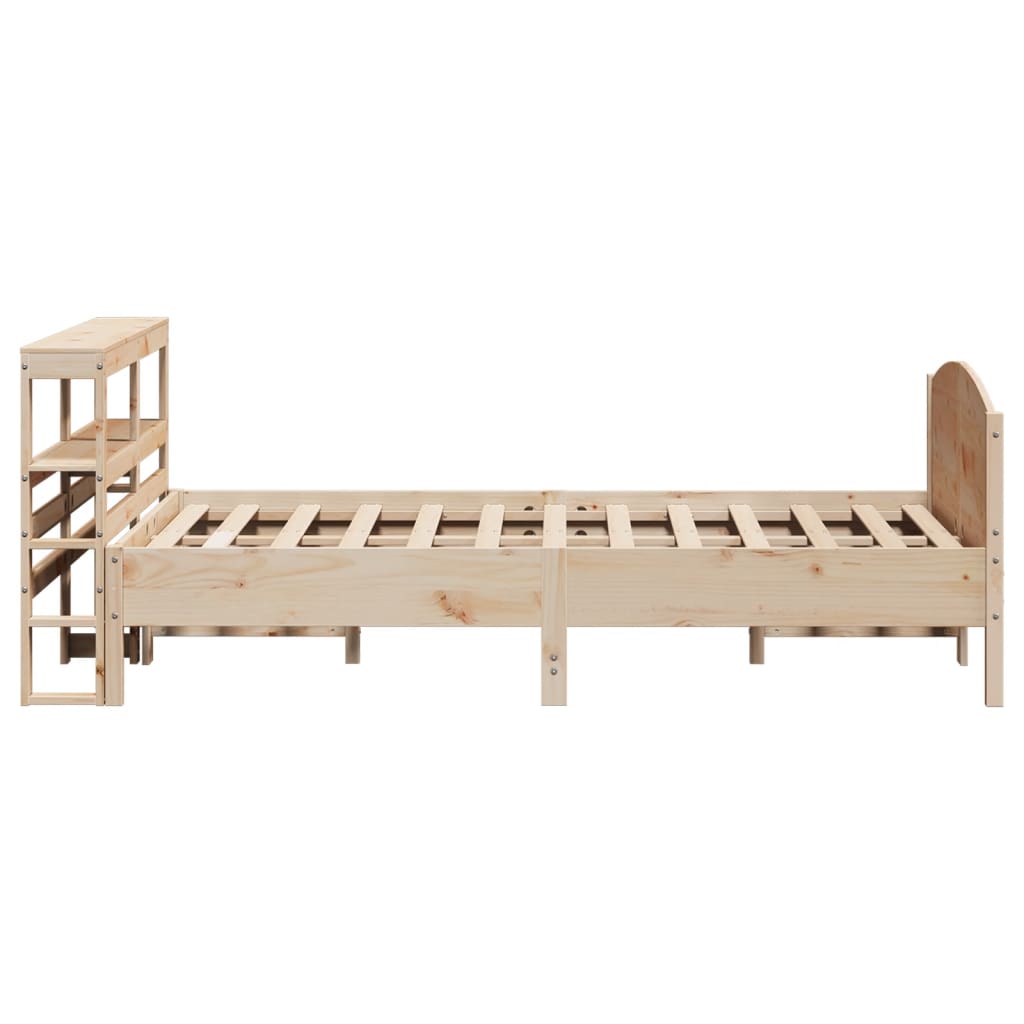 Bedframe zonder matras massief grenenhout 150x200 cm – afbeelding 5
