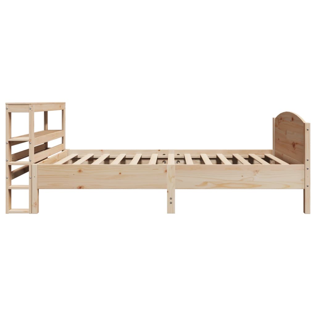 Bedframe zonder matras massief grenenhout 75x190 cm – afbeelding 5