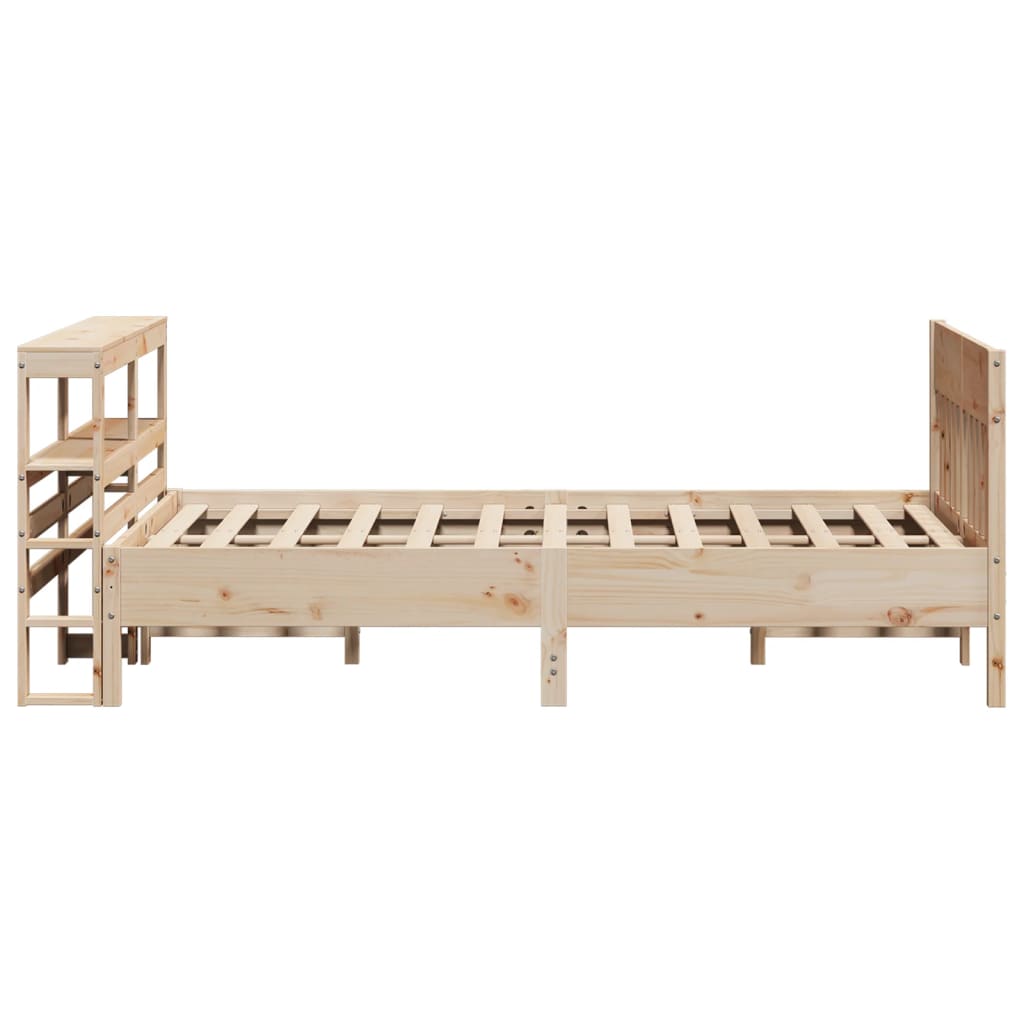 Bedframe zonder matras massief grenenhout 160x200 cm – afbeelding 5