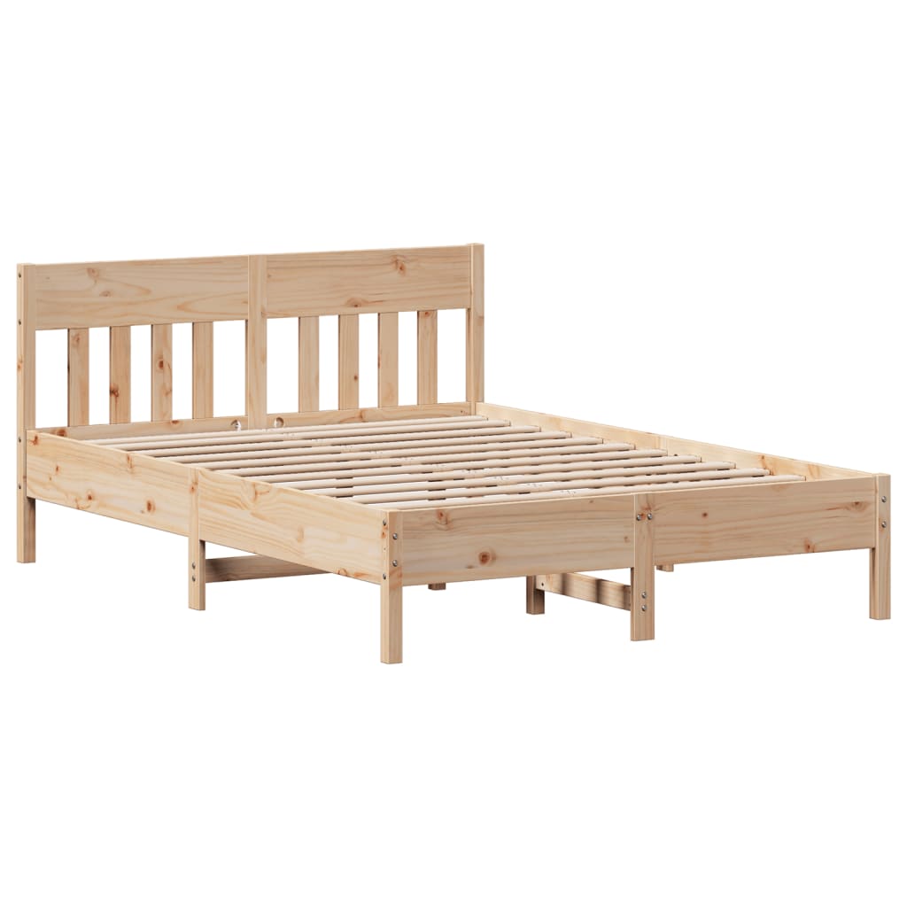 Bedframe zonder matras massief grenenhout 140x200 cm – afbeelding 7