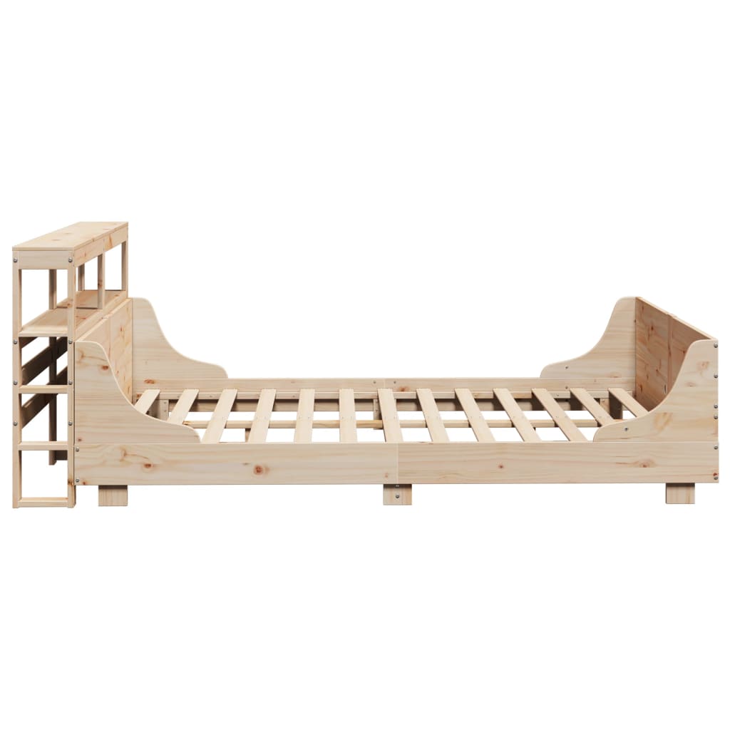 Bedframe zonder matras massief grenenhout 140x200 cm – afbeelding 7