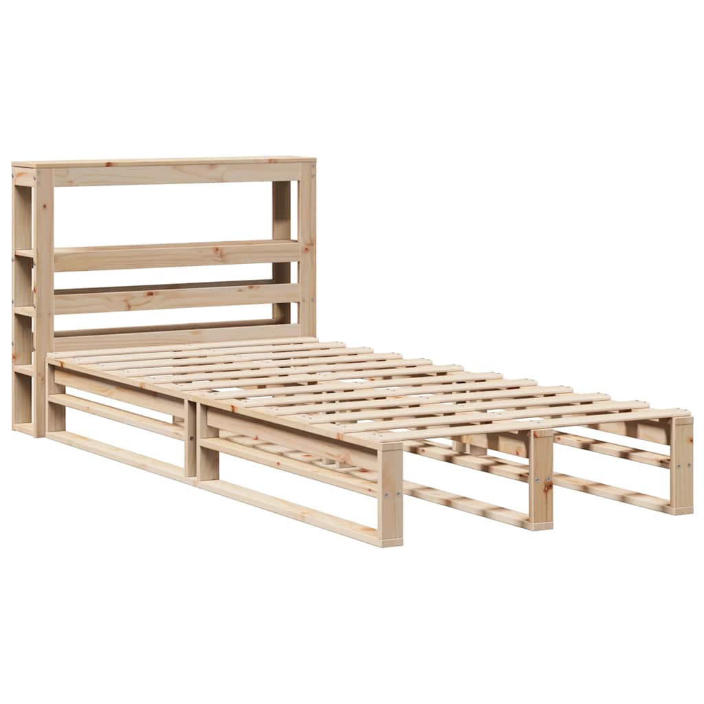 Bedframe zonder matras massief grenenhout 90x200 cm – afbeelding 3