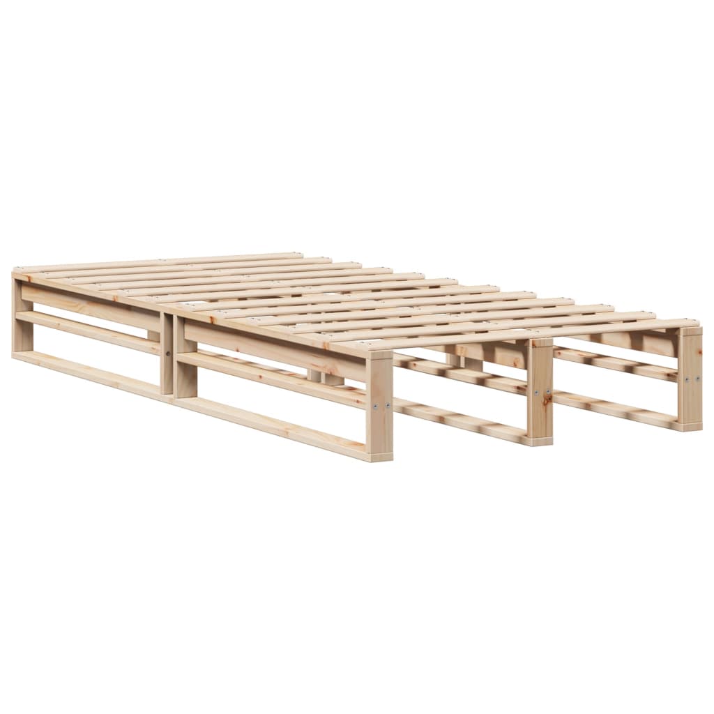 Bedframe zonder matras massief grenenhout 90x200 cm – afbeelding 5